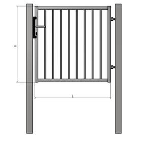 BJ Speciál egyszárnyú kiskapuk 1300x1000mm HNZ