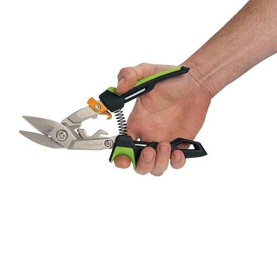 Fiskars PowerGear™ Aviation lemezvágó olló offset, jobb - 1027210