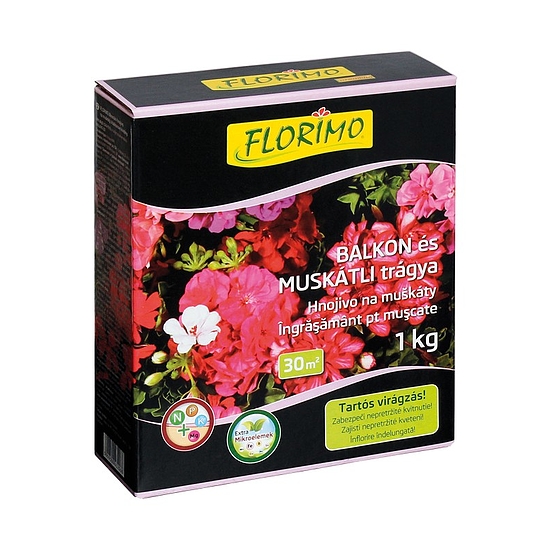 Florimo balkon és muskátli trágya / doboz / 1 kg