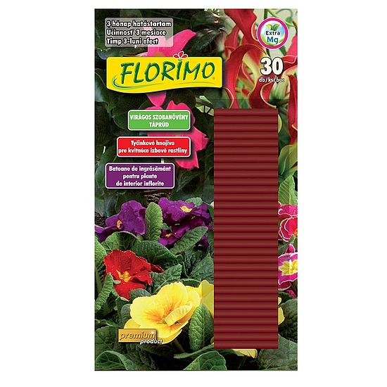 Florimo virágos szobanövény táprúd 30 db