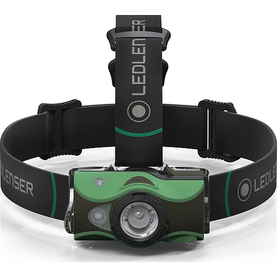 LEDLENSER MH8 outdoor tölthető LED fejlámpa 600lm/200m 1xLi-ion, zöld