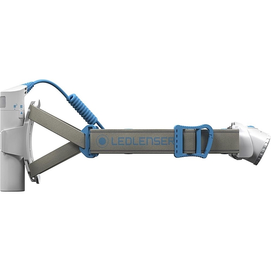 LEDLENSER NEO10R 600lm tölthető fejlámpa - 18650 Li-ion akku-kék-szürke
