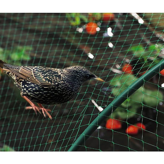 Nortene BIRDNET madárháló - 2 x 5 m -  18 x 18 - zöld - 120005