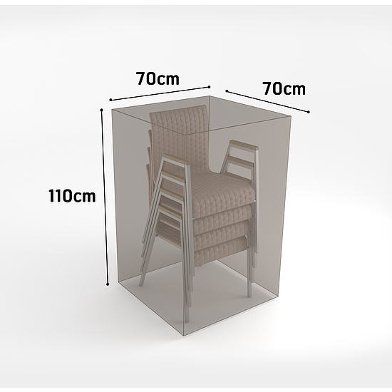 Nortene COVERTOP bútortakaró 90 g/m2 - 70 x 70 x h.110 cm  -  szék - drapp - 2013597