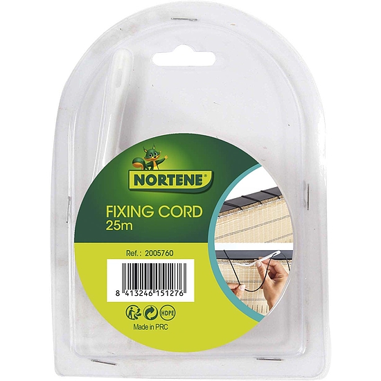 Nortene FIXING CORD tű és zsineg - 25 m   -  fekete - 2005760