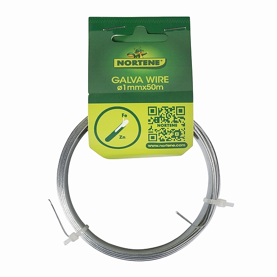 Nortene GALVAWIRE  galvanizált dróthuzal - 1mmx50m - galvanizált - 172573