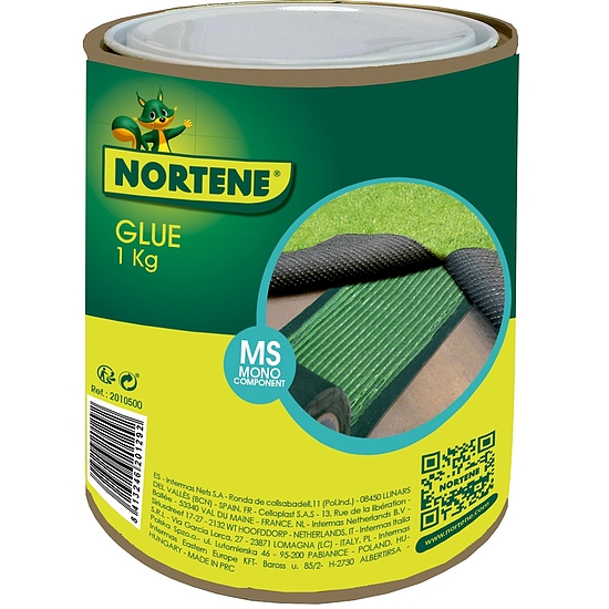 Nortene GLUE 1 kg ragasztószer műfűhöz - O10 x h.11 cm - zöld - 2010500