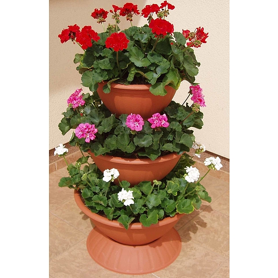 Virágpiramis közepes zöld 47,5cm-es
