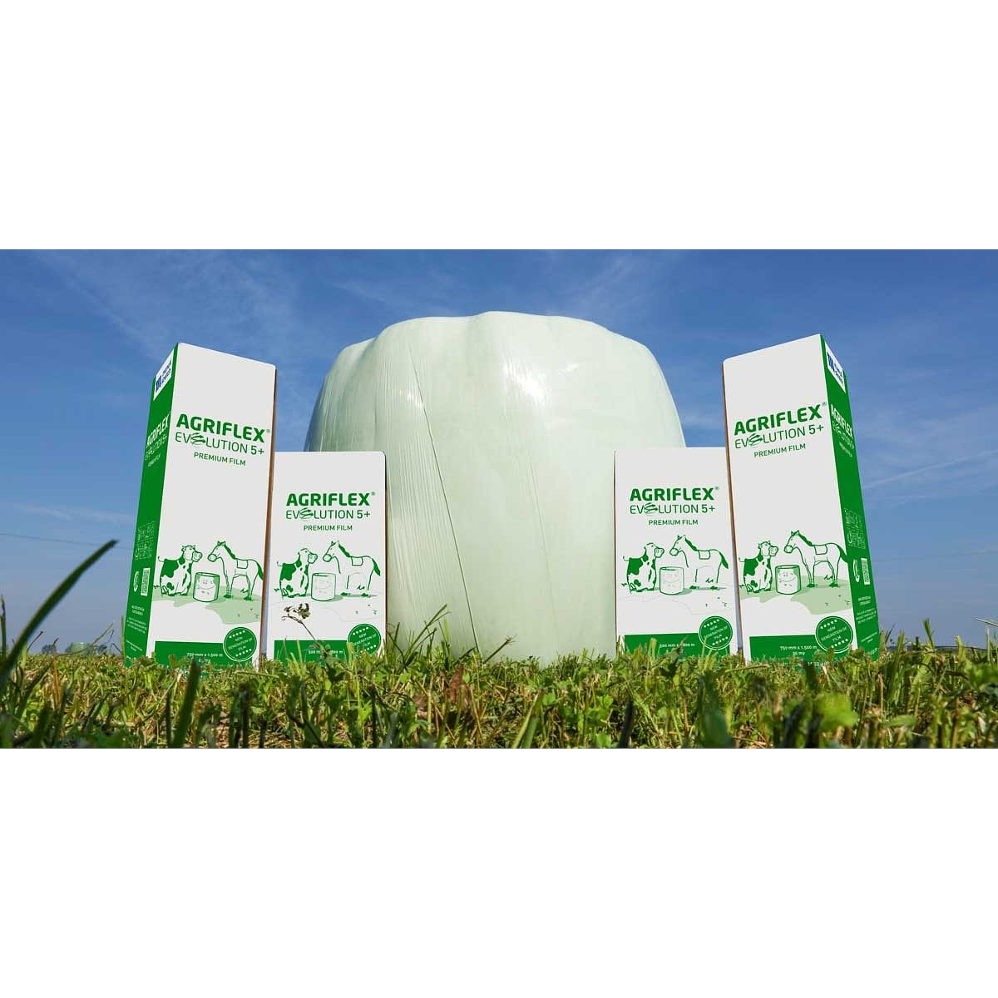 Agriflex bálacsomagoló fólia 750mm x 1500m Weiss Ag / 1