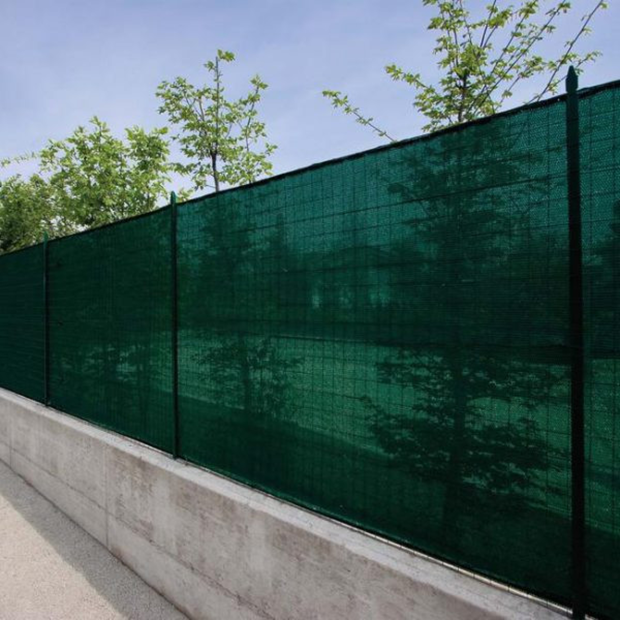 Árnyékoló háló kerítésre Zöld 90g/m2 1,8x50m