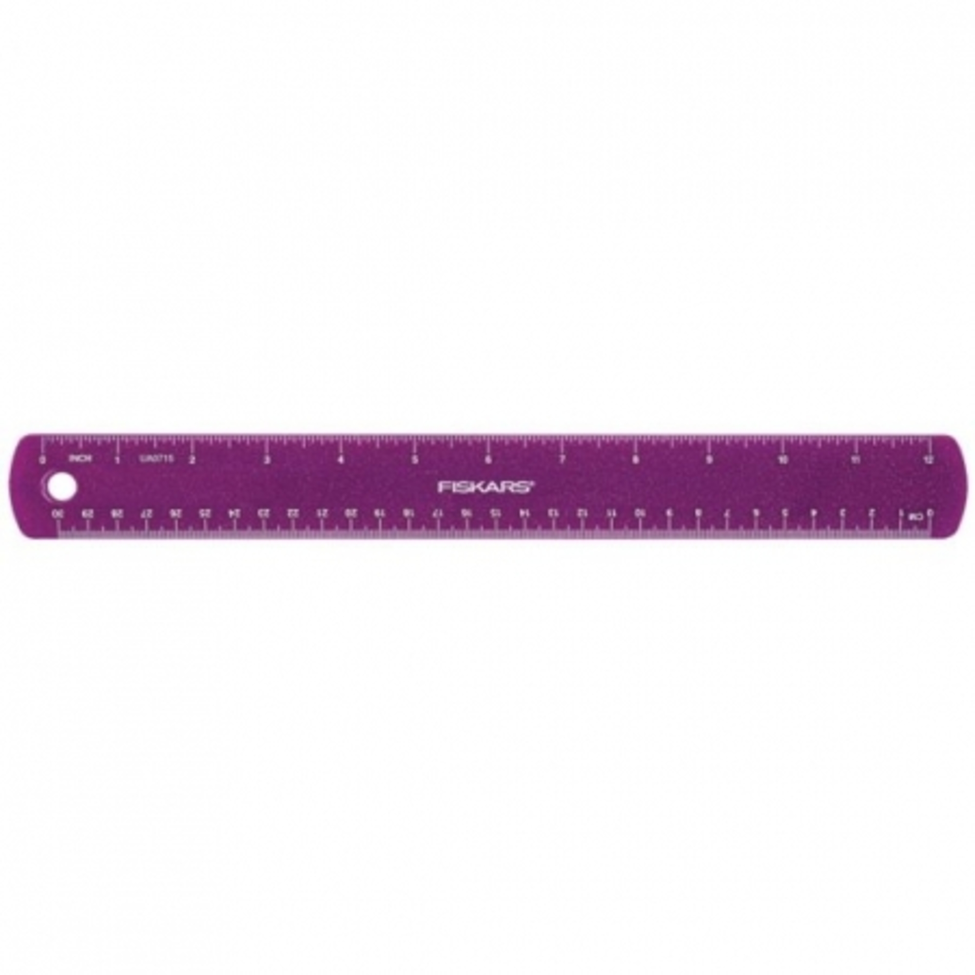 Fiskars Gyerekvonalzó lila csillámokkal, 30 cm (csak rendelésre) - 1023922