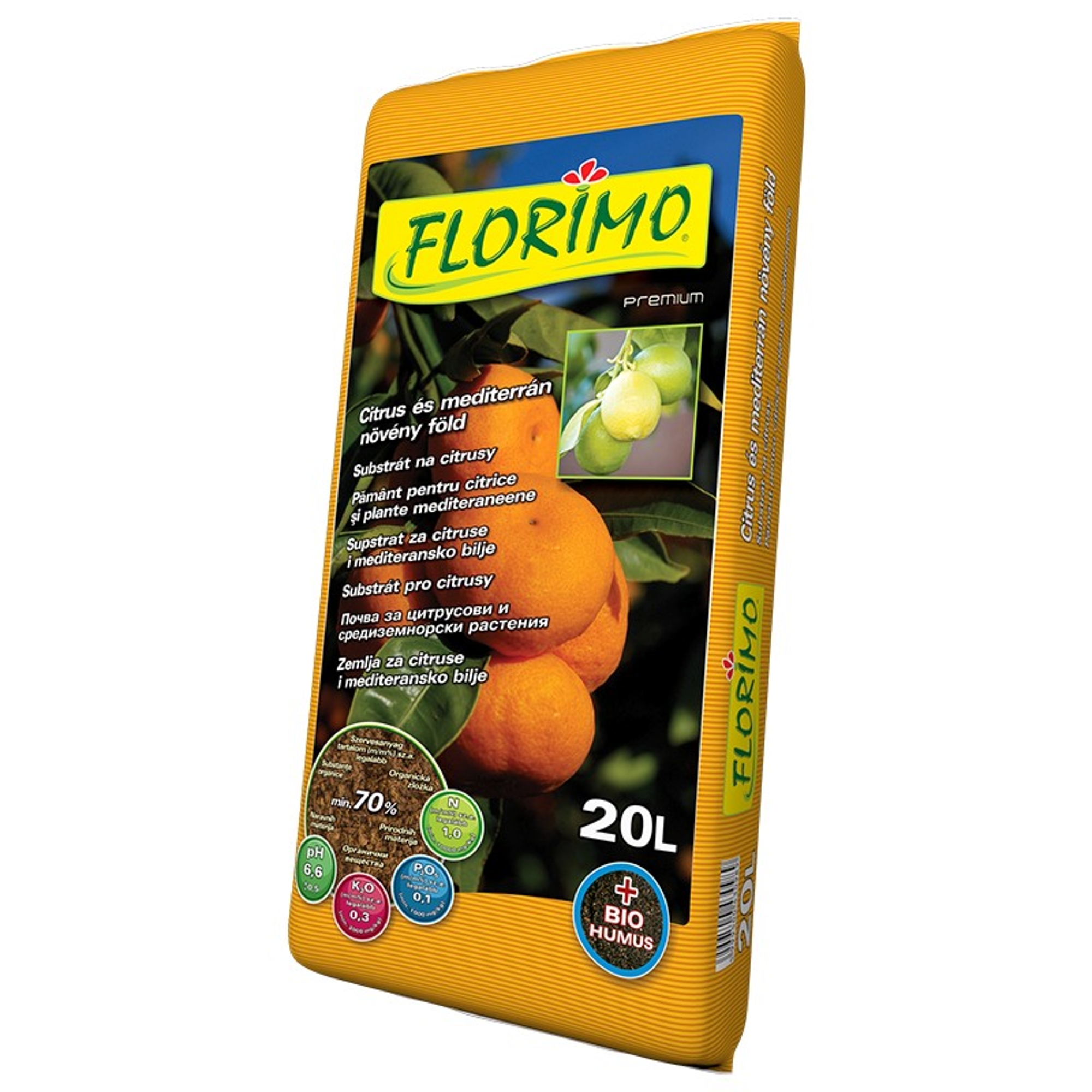 Florimo citrus és mediterrán növény föld 20 l