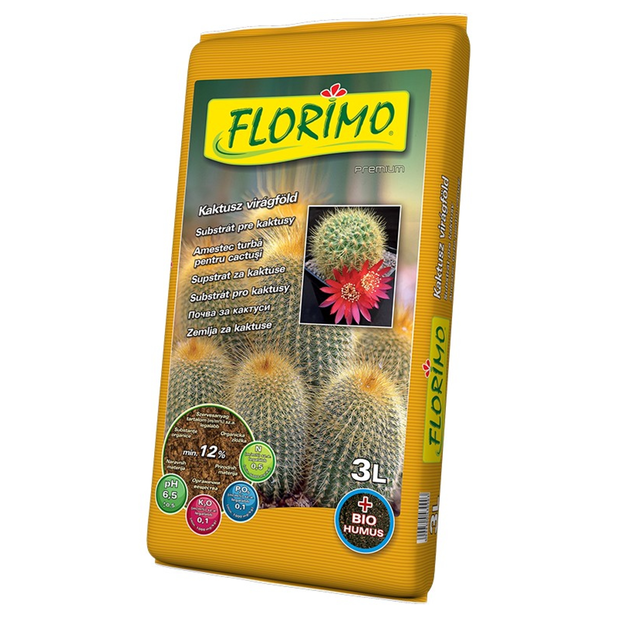 Florimo kaktusz virágföld 3 l