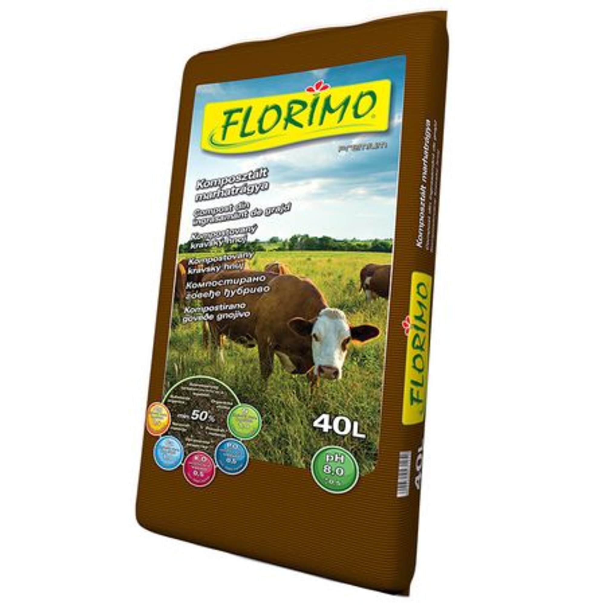 Florimo komposztált marhatrágya 40 l
