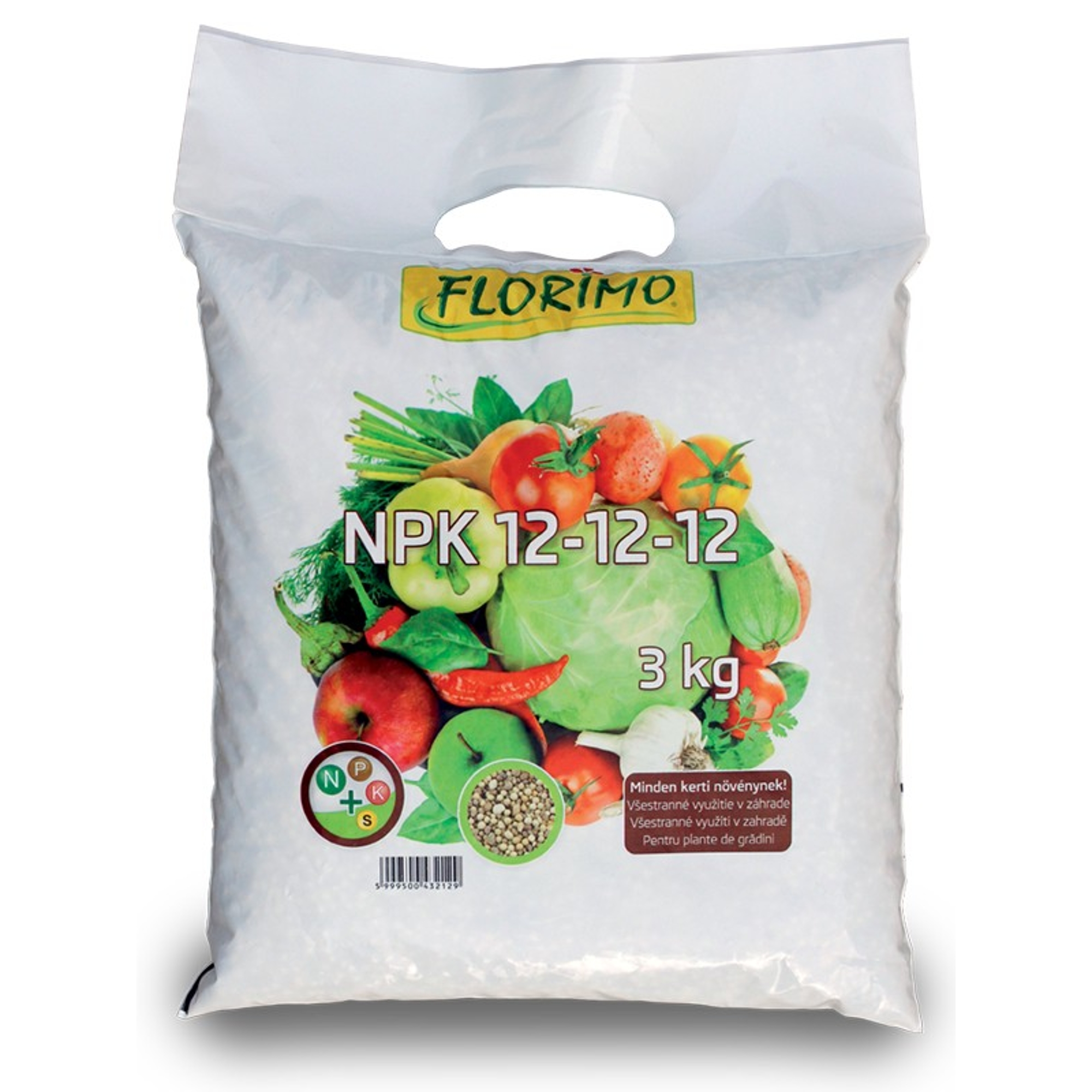 FLORIMO NPK 12-12-12 ásványi trágya 3 kg