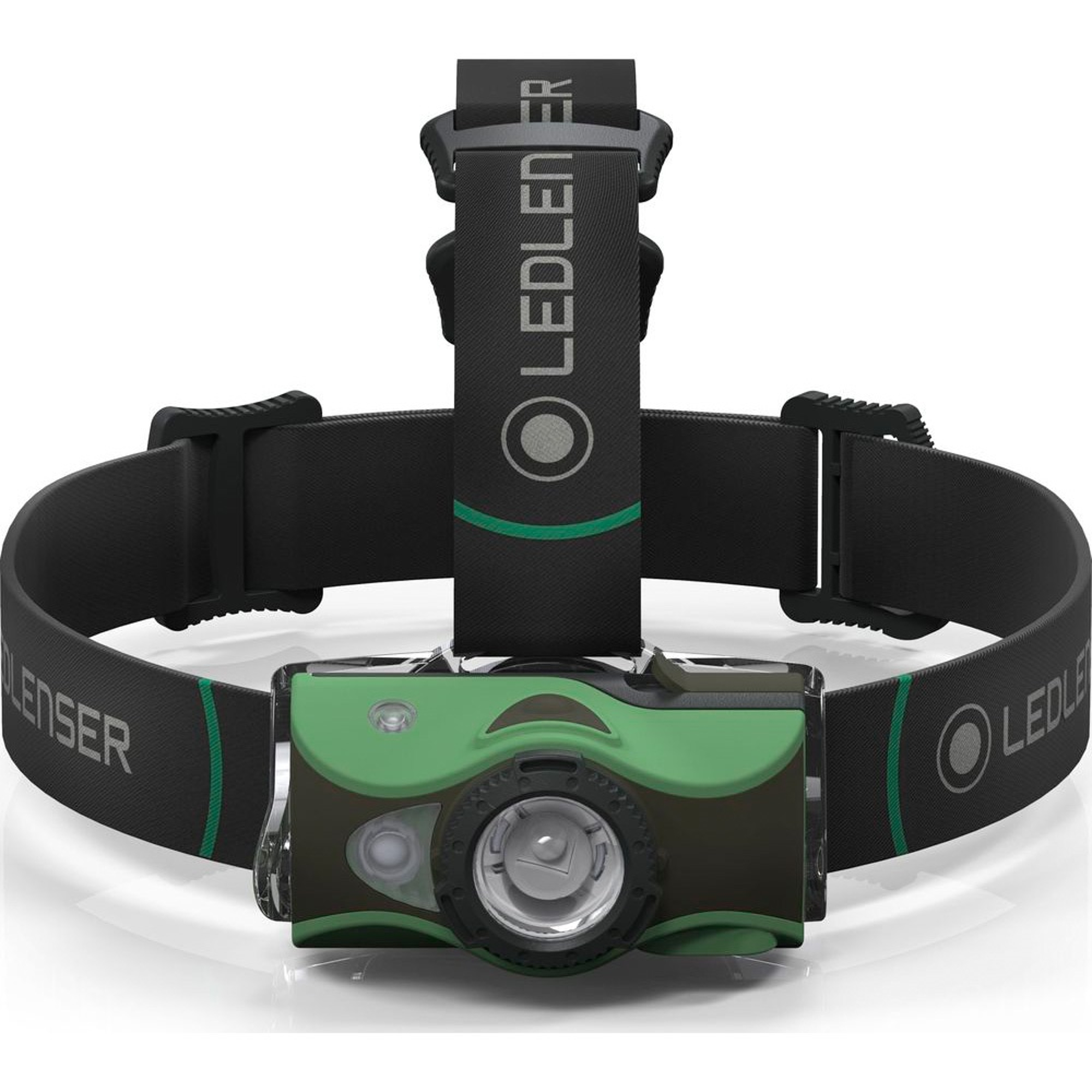LEDLENSER MH8 outdoor tölthető LED fejlámpa 600lm/200m 1xLi-ion, zöld
