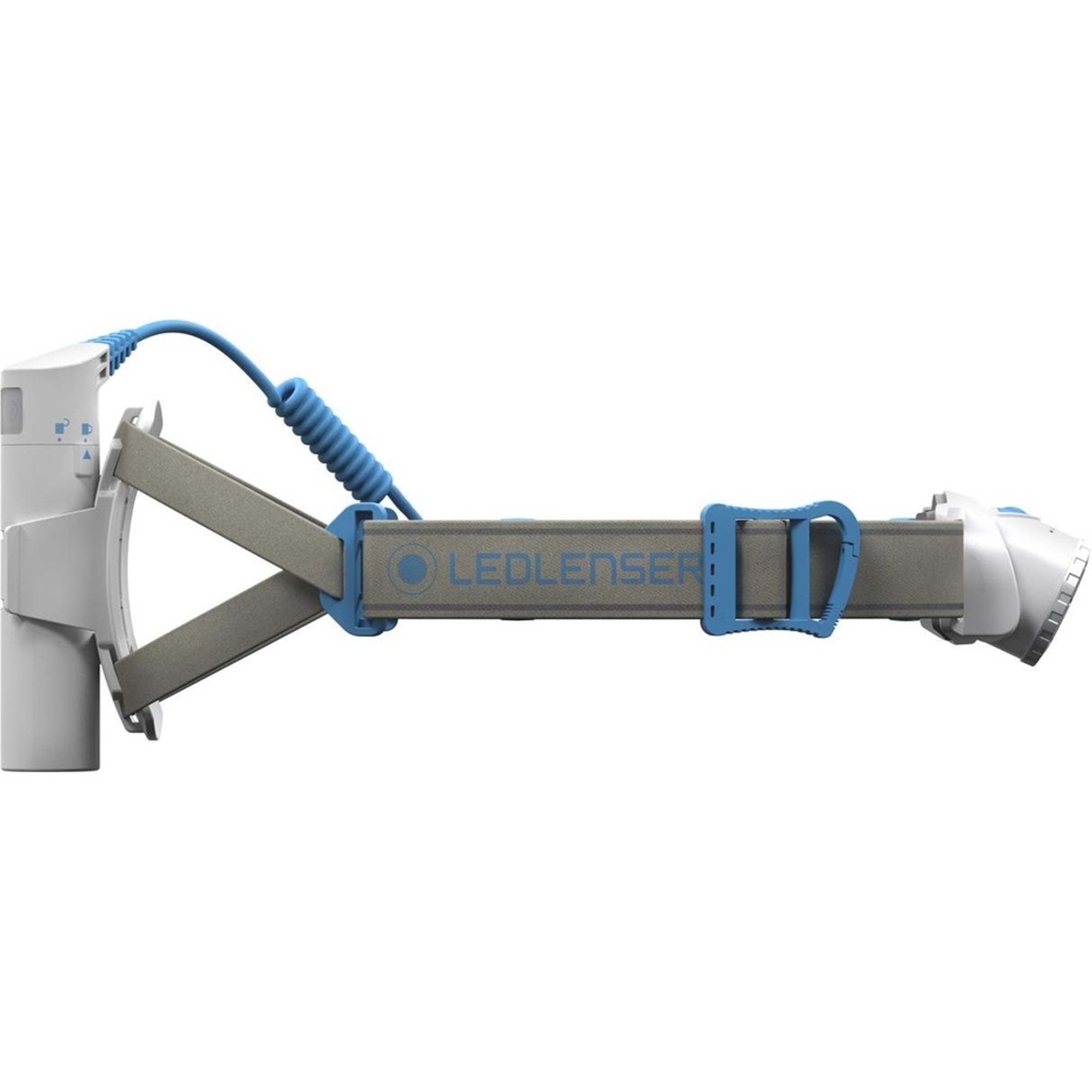 LEDLENSER NEO10R 600lm tölthető fejlámpa - 18650 Li-ion akku-kék-szürke