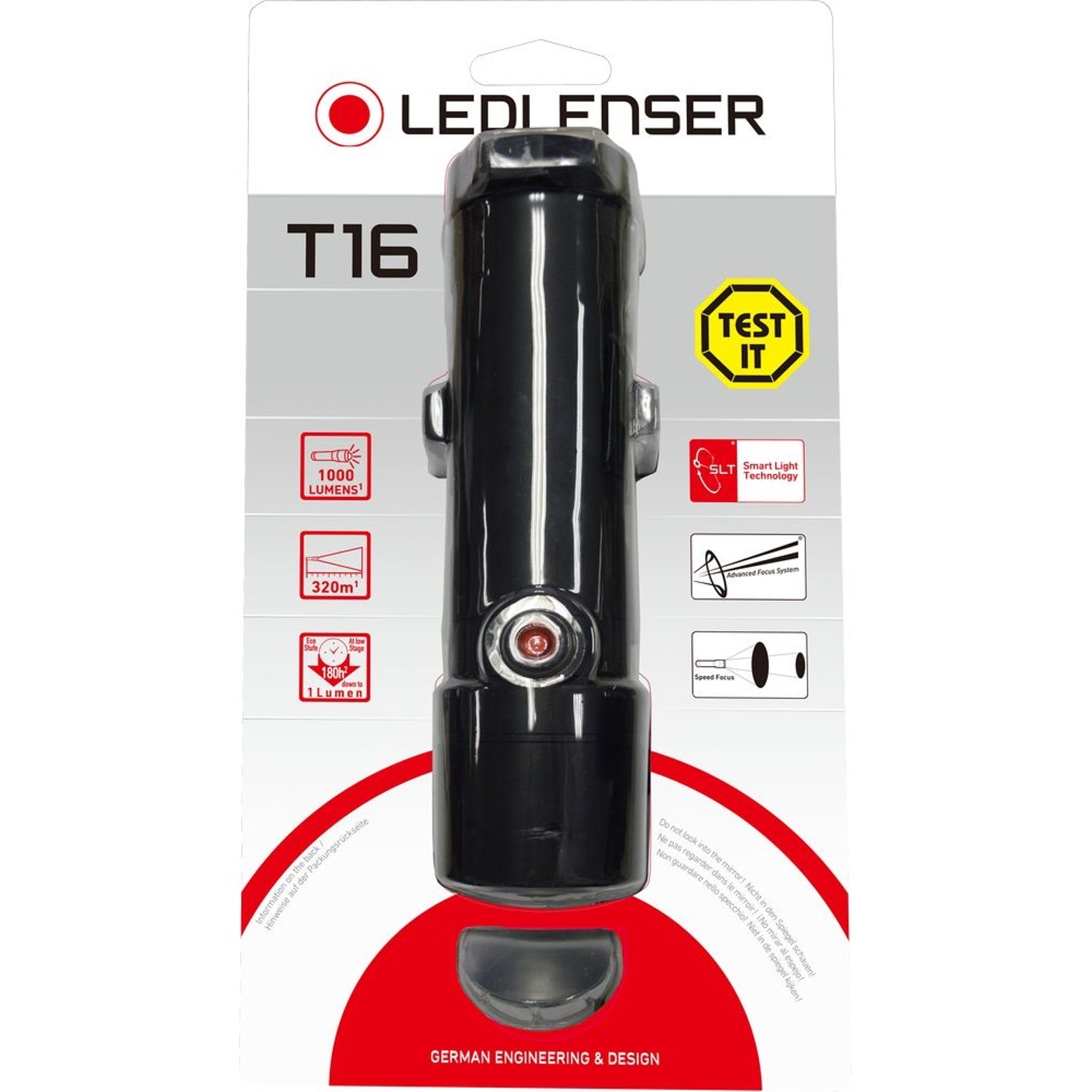 LEDLENSER T16 taktikai lámpa 8xAA 1000lm