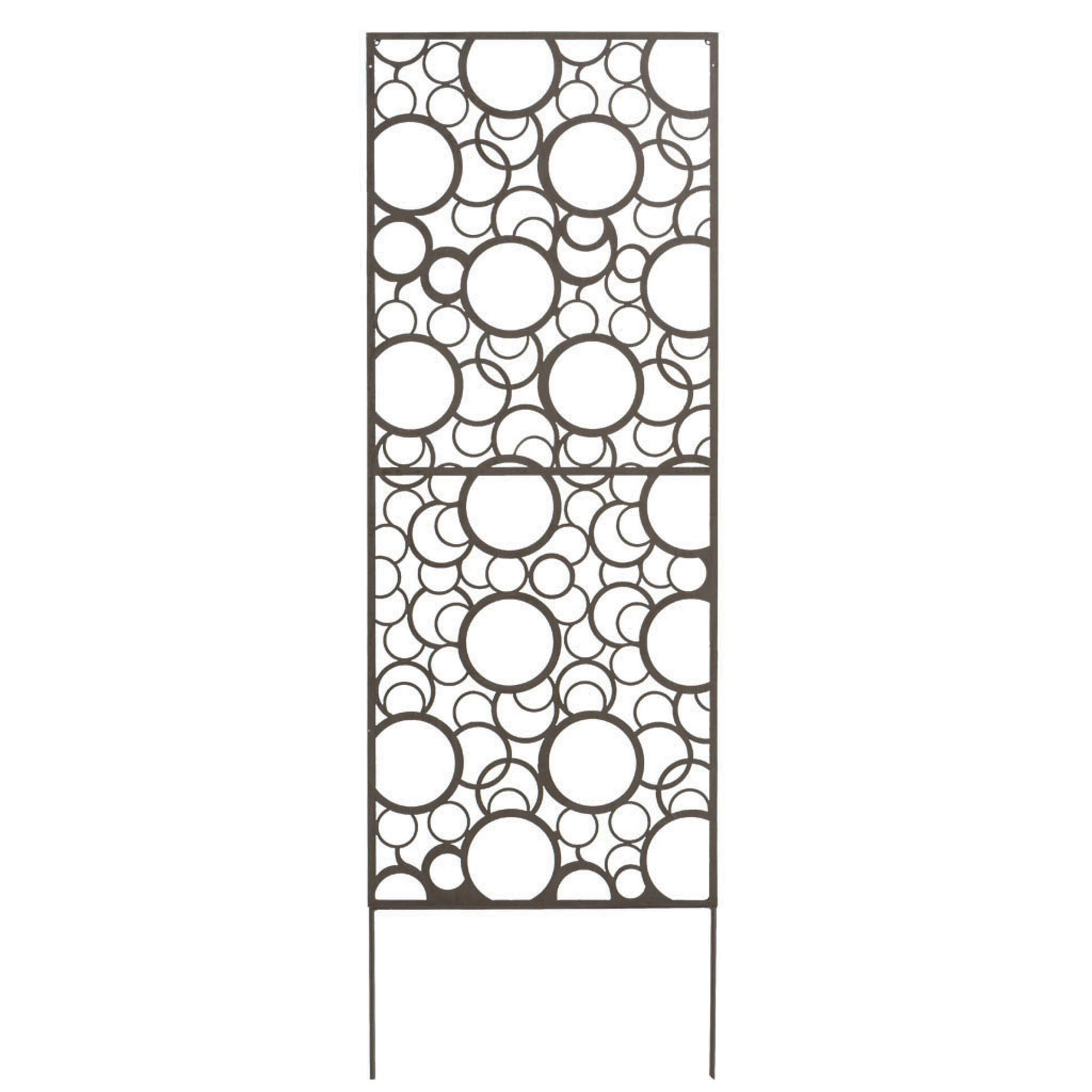 Nortene DECORATION PANEL fém elválasztó panel  - 0,6 x 1,5 m -  barna - 2012056