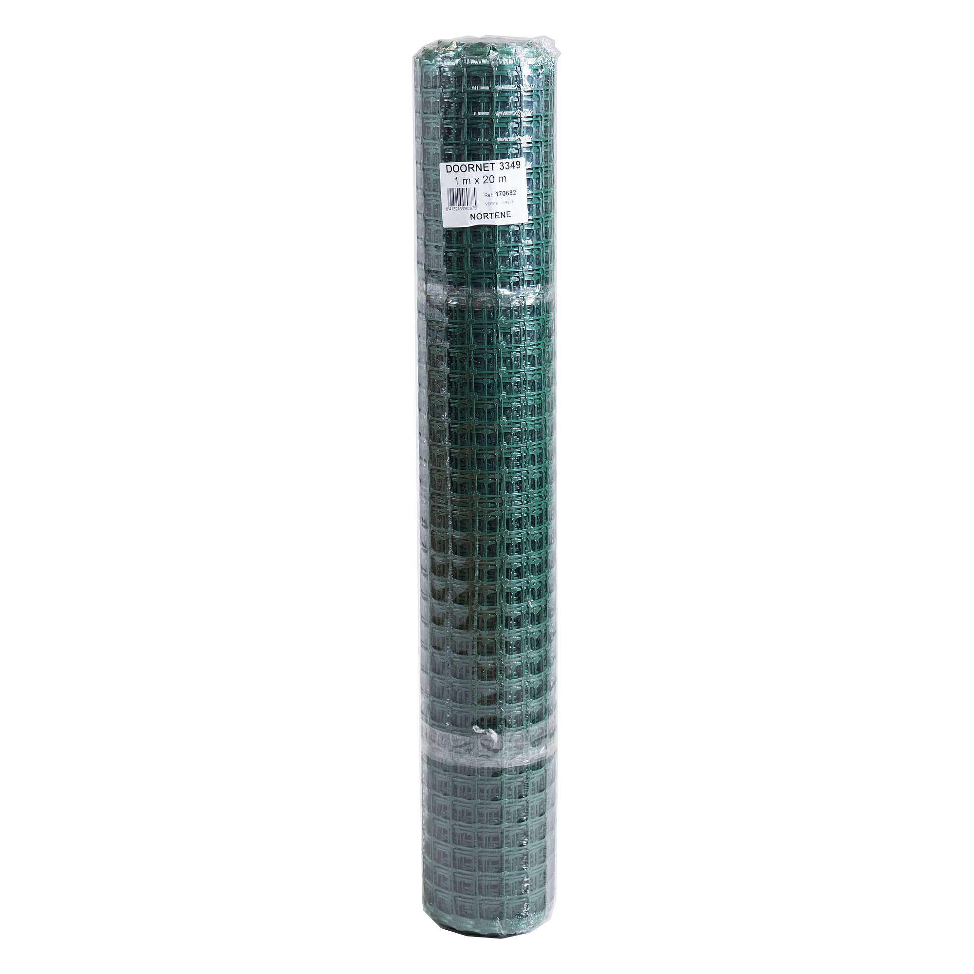Nortene DOORNET 3349/100 műanyag rács (K-100/30) - 1 x 20 m -  32 x 28 mm - zöld - 170682