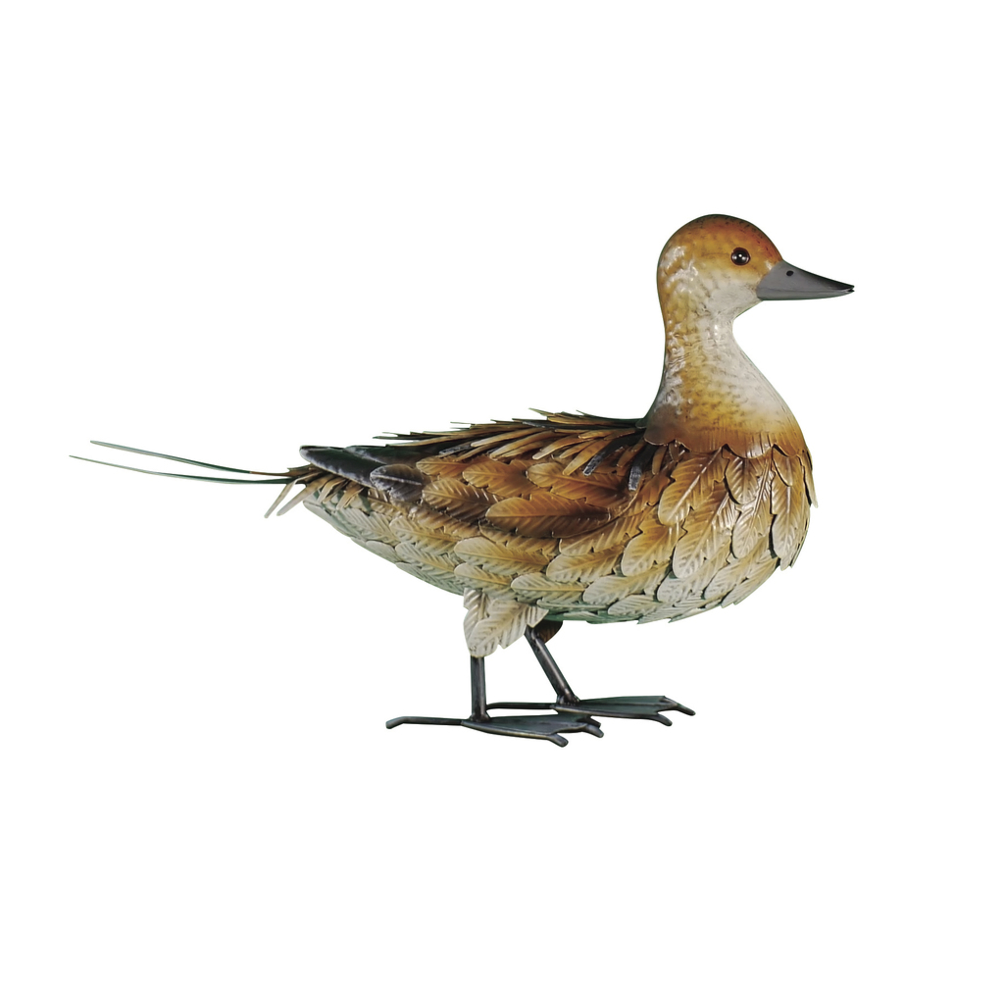 Nortene Ducky dekoratív kacsa figura - 48x 17 x h.31 cm - barna 2017869