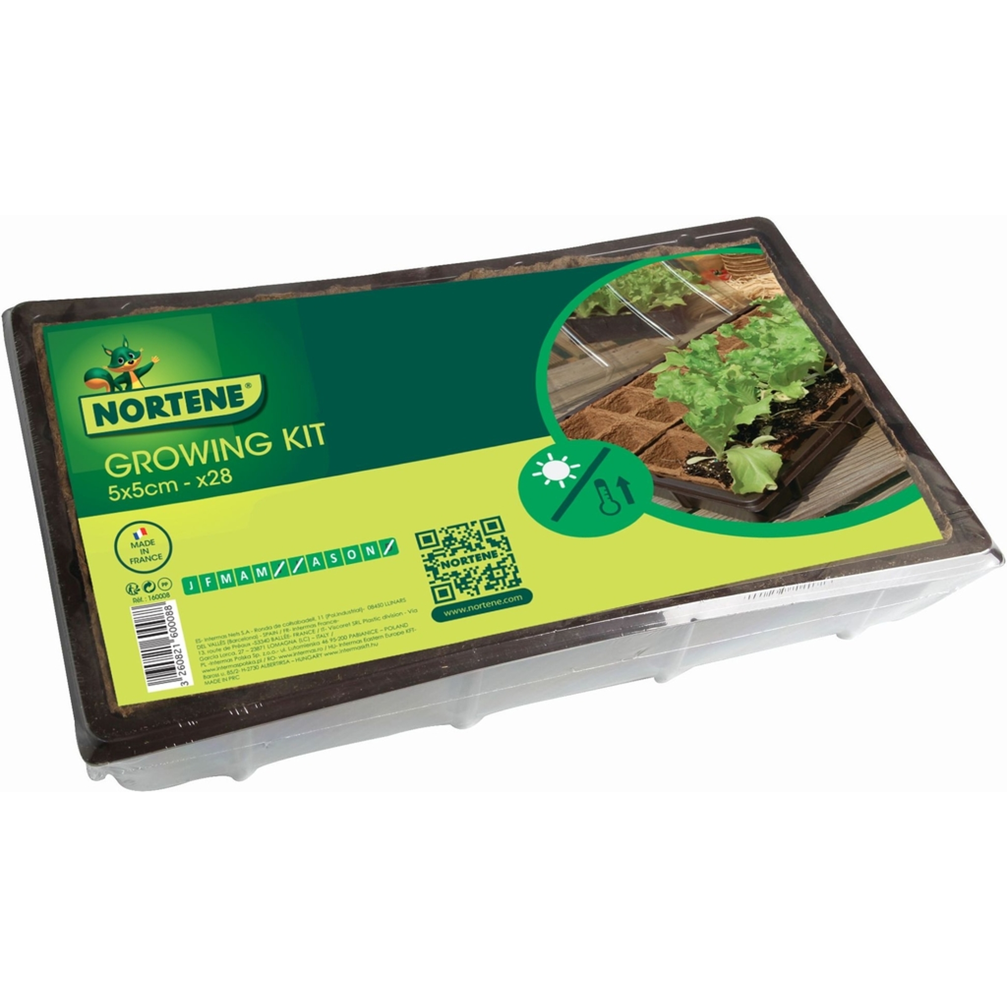 Nortene GROWING KIT mini üvegház szett - 38 x 23 cm  -   - 160008