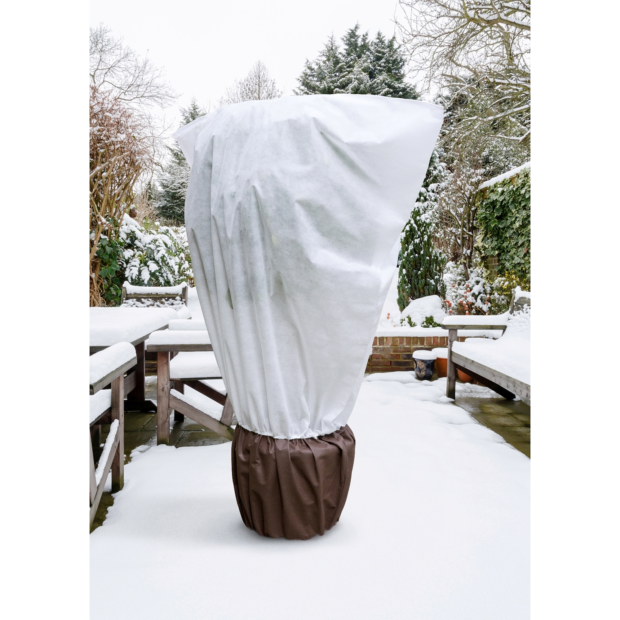 Nortene MAXIFLEECE 60 és 80 g/m2 PP átteleltető növénytakaró - 2 x 2,1 m -  fehér - 2011556