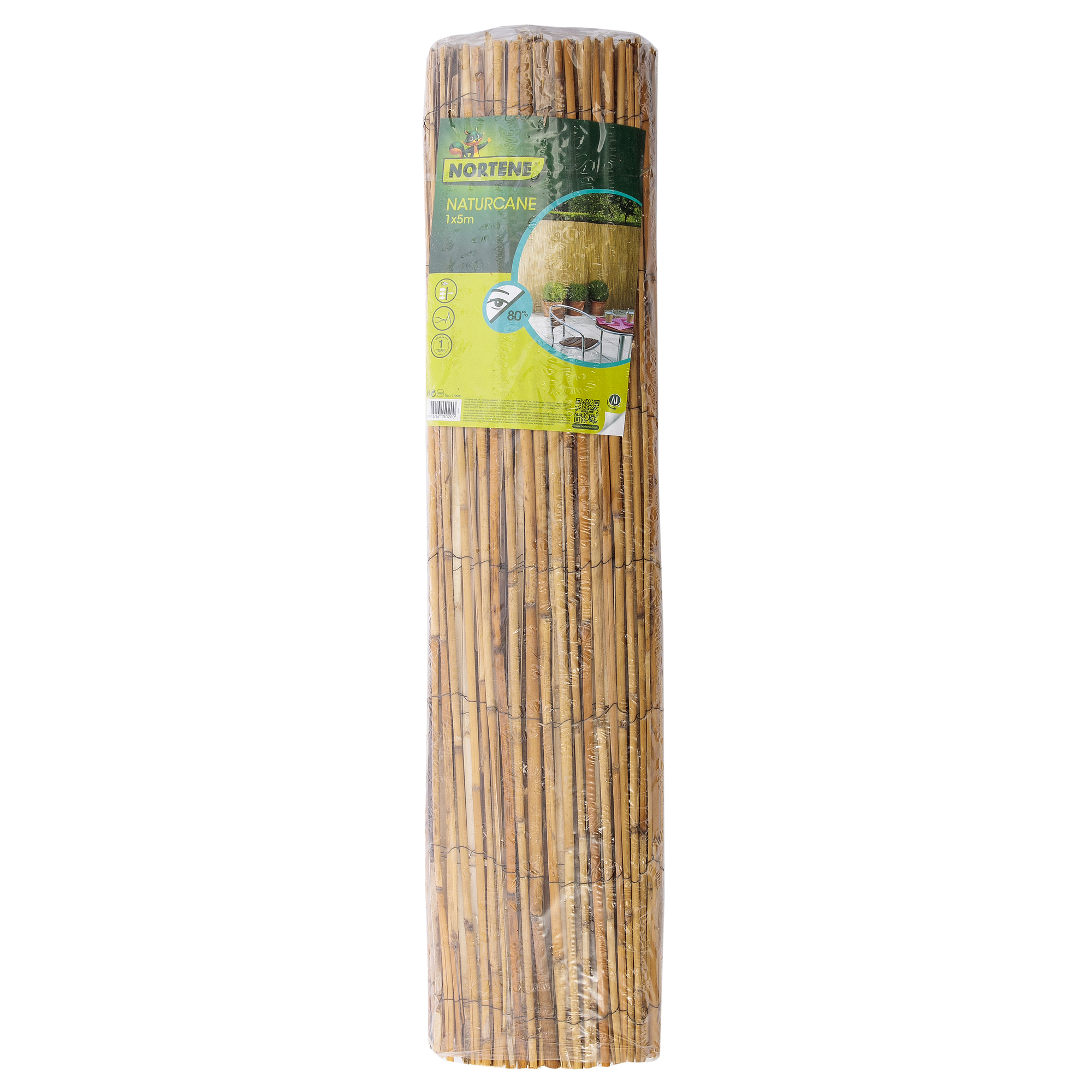 Nortene NATURCANE félprofilú nádfonat - 1 x 5 m -  nád - 170990