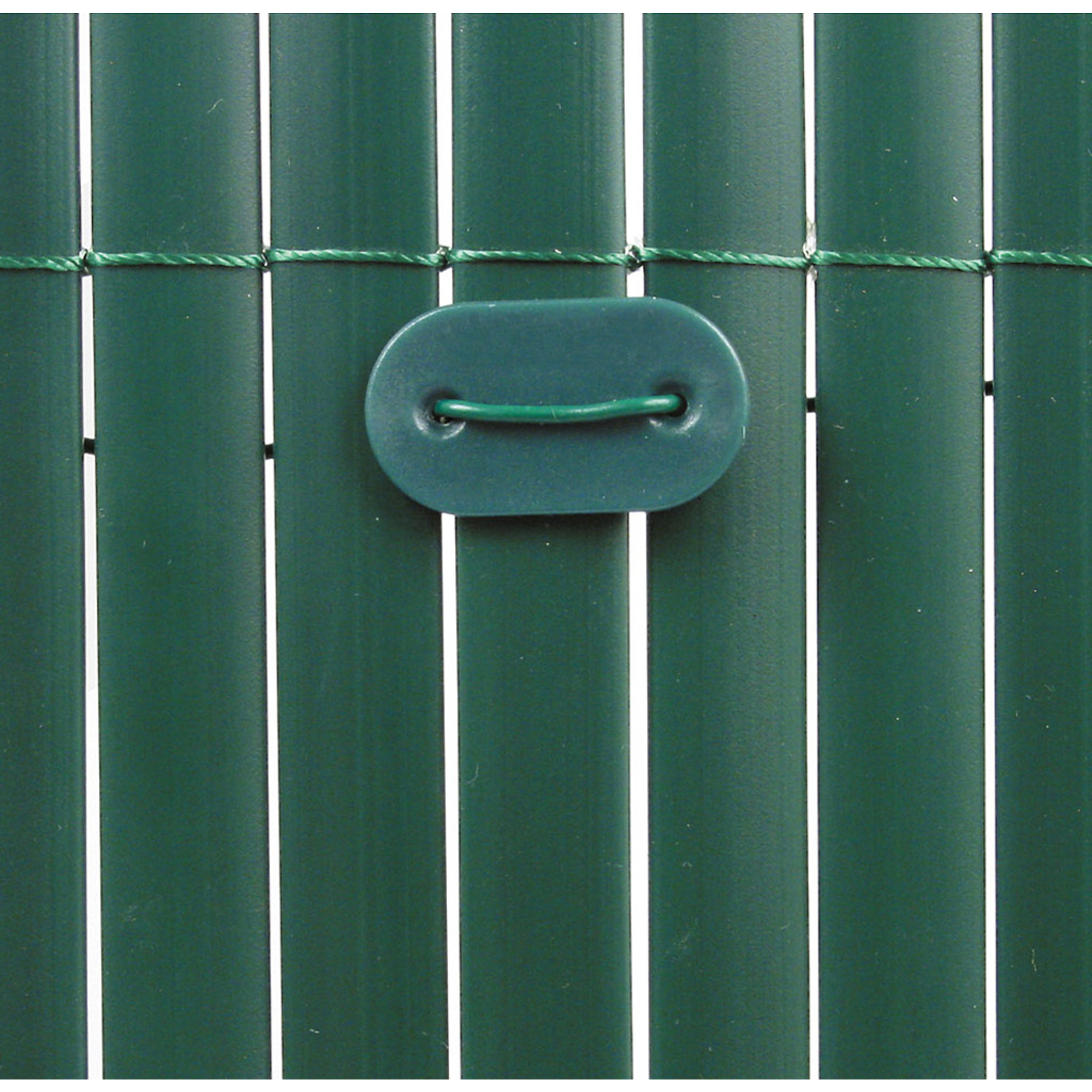 Nortene PLASTICANE félovális profilú műanyag nád, 17 mm, PVC - 1 x 3 m -  zöld - 2012166