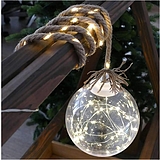 Karácsonyi világítás  - Izzó kötéllel, 50 led, meleg fehér, beltéri, 3xAA, (elem nélkül) 031-ST80