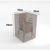 Nortene COVERTOP bútortakaró 90 g/m2 - 70 x 70 x h.110 cm  -  szék - drapp - 2013597