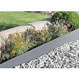 Nortene EASY BORDURA Extra tartós acél ágyásszegély -  1,06x0,18 m Ezüst 2022525