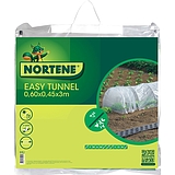 Nortene EASY TUNNEL 120 µm LDPE fólia alagút - 0,6 x 0,45 x 3 m -  színtelen - 130200