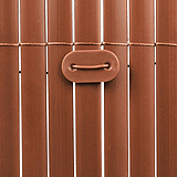 Nortene FIXCANE rögzítő műanyag nádfonat rögzítéséhez - 26 db -  barna - 2012165