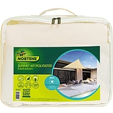 Nortene SUN-NET KIT POLYESTER ?  napvitorla - 3,6 x 3,6 m -  bézs - 2012354