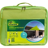 Nortene SUN-NET KIT POLYESTER ?  napvitorla - 3,6 x 3,6 x 3,6 m -  zöld - 2012352