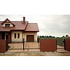 Agát modern panel kerítés 1200x2500