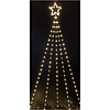 Karácsonyi világítás - Üstökös, 240 led, meleg fehér, 5 szálas, 3,9 m, időzítő, 10 funkciós, 230V