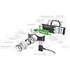 LEDLENSER MH7 outdoor tölthető LED fejlámpa 600lm/200m 1xLi-ion, fekete