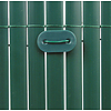 Nortene PLASTICANE félovális profilú műanyag nád, 17 mm, PVC - 1 x 3 m -  zöld - 2012166