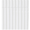 Nortene PLASTICANE OVAL ovális profilú műanyag nád, 13 mm, PVC - 1 x 3 m -  fehér  - 2012191