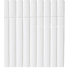 Nortene PLASTICANE OVAL ovális profilú műanyag nád, 13 mm, PVC - 1 x 3 m -  fehér  - 2012191