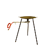 Sütőtárcsa 3lábú 48cm - komplett 4106